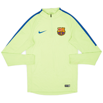 2017-18 Barcelona Nike 1/4 Zip Drill Top - 5/10 - (S)
