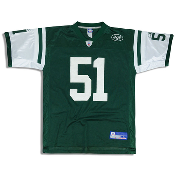2004 New York Jets Vilma #51 Reebok On Field Jersey (Home) XL