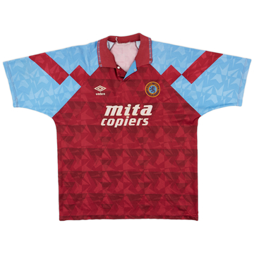 1990-92 Aston Villa Home Shirt - 6/10 - (XL)
