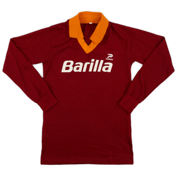 1982-83 Roma Home L/S Shirt - 9/10 - (M.Boys)