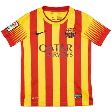 2013-15 Barcelona Away Shirt - 7/10 - (S.Boys)