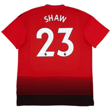 2018-19 Manchester United Home Shirt Shaw #23 (XL)