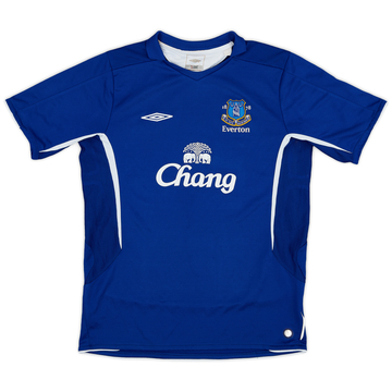 2005-06 Everton Home Shirt - 7/10 - (XL.Boys)