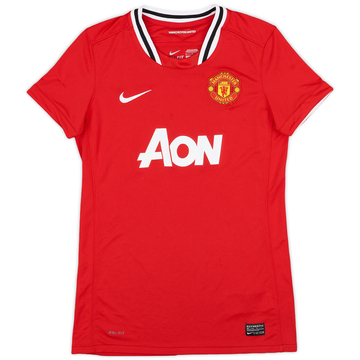 2011-12 Manchester United Home Shirt - 8/10 - (Women's S)