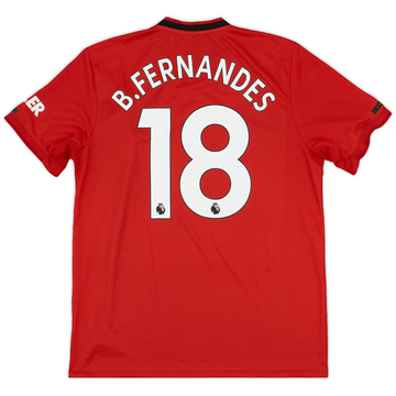 2019-20 Manchester United Home Shirt B.Fernandes #18 - 5/10 - (L)