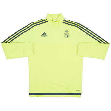 2015-16 Real Madrid adidas 1/4 Zip Drill Top - 8/10 - (S)