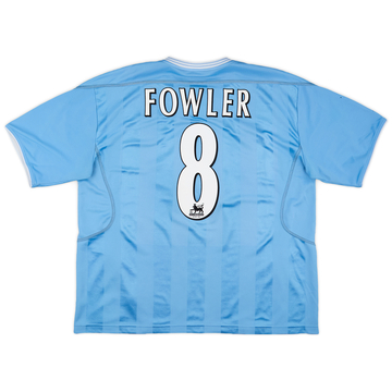 2003-04 Manchester City Home Shirt Fowler #8 - 5/10 - (XXL)