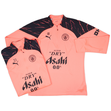 2023-24 Manchester City Player Issue 1/4 Zip Training Top # - 9/10 - (XL)