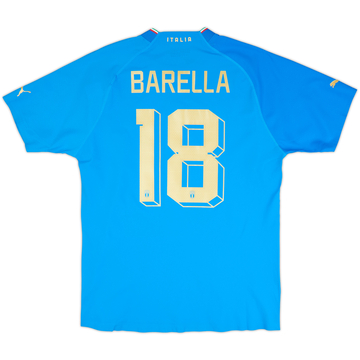 2022-23 Italy Authentic Home Shirt Barella #18