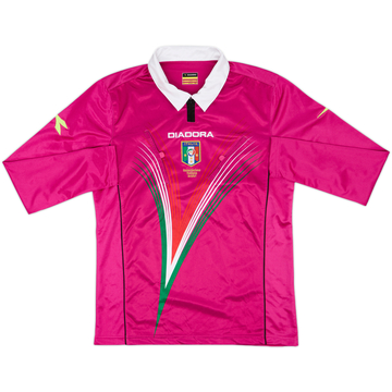 2012-13 Italy Diadora Referee L/S Shirt - 8/10 - (M)