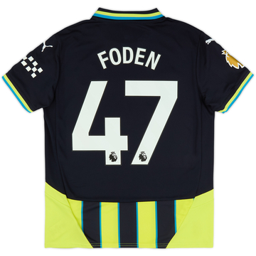 2024-25 Manchester City Away Shirt Foden #47 (XL.Kids)