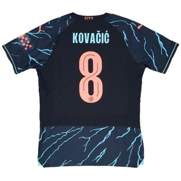 2023-24 Manchester City Match Issue FA Cup Third Shirt Kovacic #8
