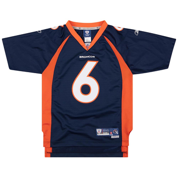 2008 Denver Broncos Cutler #6 Reebok Premier Jersey (Home) Y