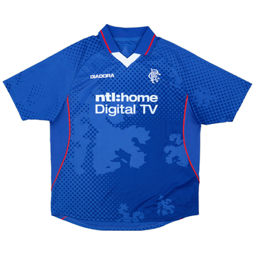 2002-03 Rangers Home Shirt - 9/10 - (XL)