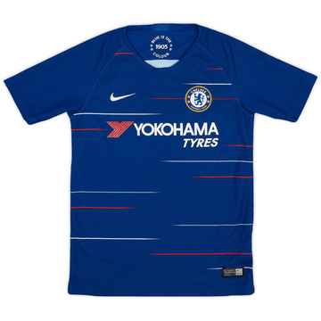 2018-19 Chelsea Home Shirt - 8/10 - (M.Boys)