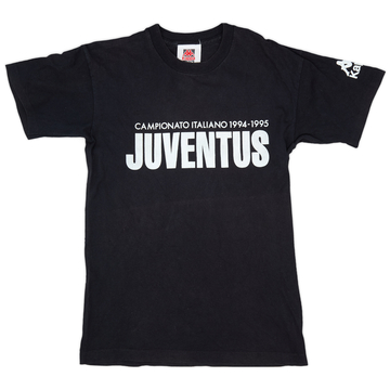 1994-95 Juventus &#039;Campionato Italiano 1994-1995&#039; Cotton Tee - 6/10 - (M)