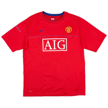 2008-09 Manchester United Nike Training Shirt - 8/10 - (XL)