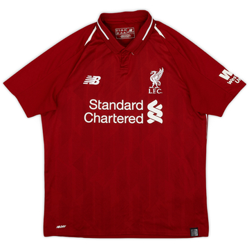 2018-19 Liverpool Home Shirt - 9/10 - (XL.Boys)