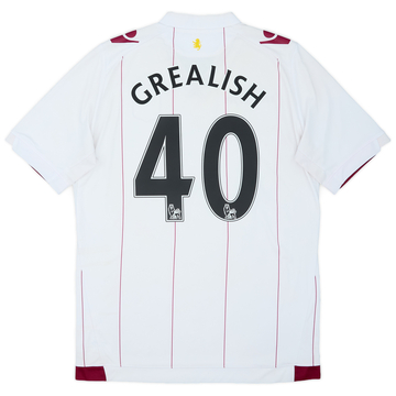 2014-15 Aston Villa Away Shirt Grealish #40 - 6/10 - (M)