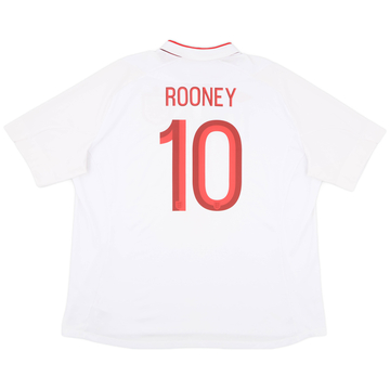 2012-13 England Home Shirt Rooney #10 - 8/10 - (3XL)
