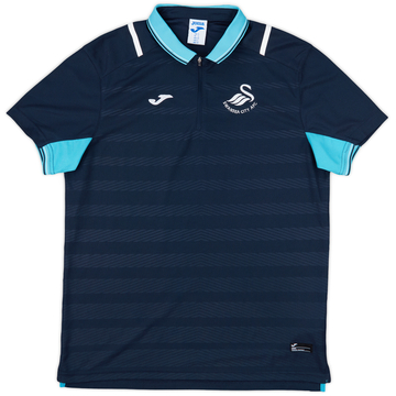 2016-17 Swansea Joma 1/4 Zip Polo Shirt - 10/10 - (L)