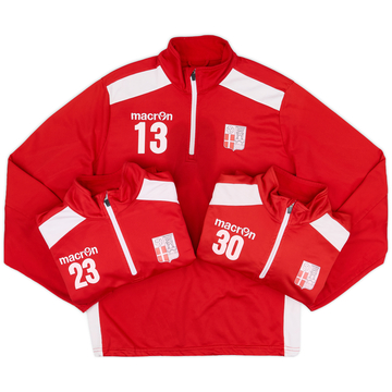 2017-18 Rimini Calcio Player Issue 1/4 Zip Training Top - 7/10 - (L)