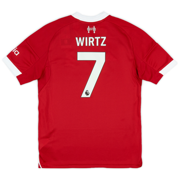 2025-26 Liverpool Home Shirt Wirtz #7 (KIDS)