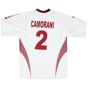 2003-04 Salernitana Match Issue Away L/S Shirt Camorani #2