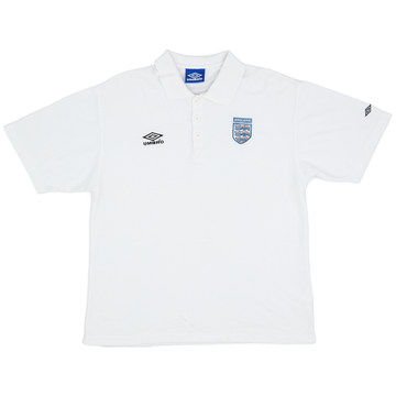 2002-03 England Umbro Polo Shirt - 8/10 - (L)