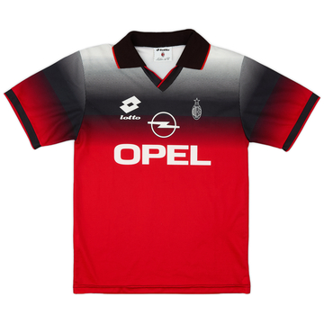 1995-96 AC Milan Lotto Training Shirt - 8/10 - (M)