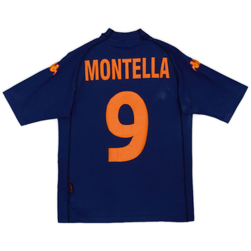 2000-01 Roma Third Shirt Montella #9 - 5/10 - (S)