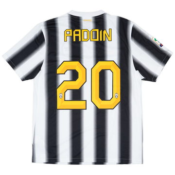 2011-12 Juventus Home Shirt Padoin #20 9 /10 - (L)