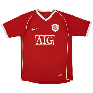 2006-07 Manchester United Home Shirt - 6/10 - (XL.Boys)
