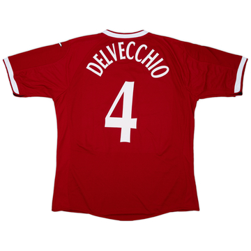 2004-05 Perugia Home Shirt Delvecchio #4 - 6/10 - (XL)