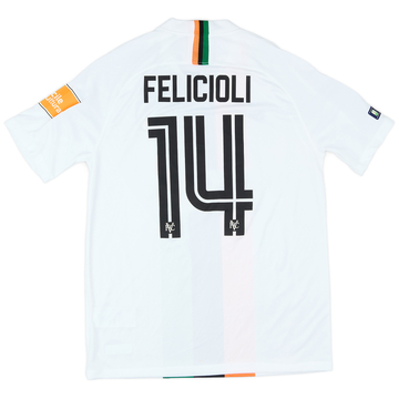 2019-20 Venezia Match Issue Away Shirt Felicioli #14