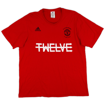 2016-17 Manchester United adidas Cotton Tee - 7/10 - (XXL)