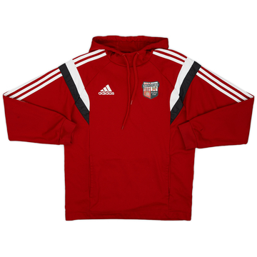 2014-15 Brentford adidas Hooded Sweat Top - 9/10 - (S)