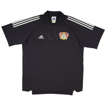 2002-04 Bayern Leverkusen adidas 1/4 Zip Polo Shirt - 4/10 - (XL)