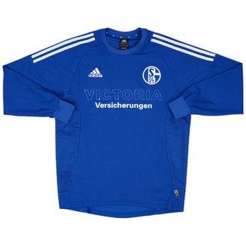 2002-04 Schalke Home L/S Shirt - 4/10 - (S)