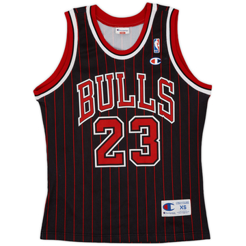 1995-97 Chicago Bulls Jordan #23 Champion Alternate Jersey - 9/10 - (XS)