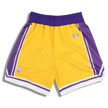 1990s LA Lakers Champion Shorts (Home) XS