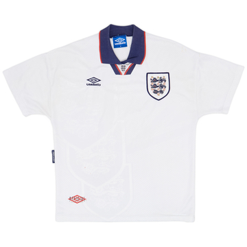 1993-95 England Home Shirt - 6/10 - (M)