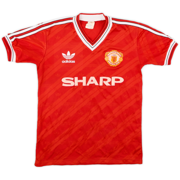 1986-88 Manchester United Home Shirt - 8/10 - (S)