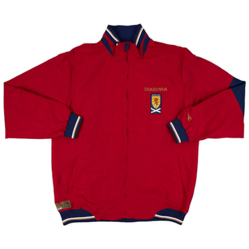 2007-08 Scotland Diadora Track Jacket - 9/10 - (XL)
