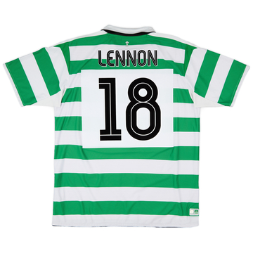 2004-05 Celtic Home Shirt Lennon #18 - 6/10 - (XL)