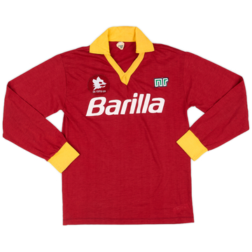 1987-90 Roma Home L/S Shirt - 8/10 - (XS)
