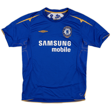2005-06 Chelsea Centenary Home Shirt - 8/10 - (L.Boys)