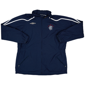 2008-09 Rangers Umbro Hooded Rain Jacket - 6/10 - (XXL)