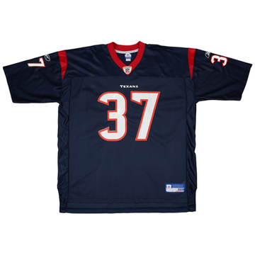 2003-04 Houston Texans D.Davis #37 Reebok On Field Home Jersey - 8/10 - (XXL)