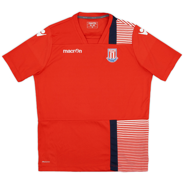 2017-18 Stoke City Macron Training Shirt - 9/10 - (XL.Boys)